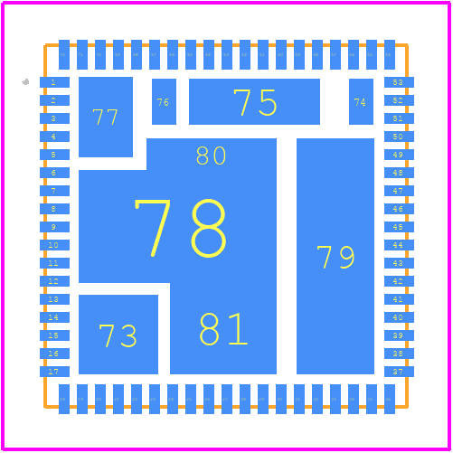 XR79206EL-F - MaxLinear, Inc. PCB footprint - Other - Other - 10mm x 10mm x 4mm QFN package 