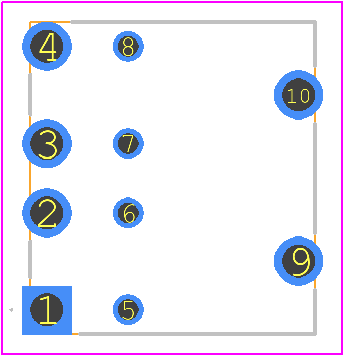 HFKA/012-2ZST(310)(257) - Hongfa PCB footprint - Other - Other - 14mm x 15.4mm x 14.2mm