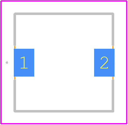IFDC3030EZER101M - Vishay PCB footprint - Other - Other - 7.8mm x 7.8mm x 5mm