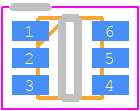 MCH6001-TL-E - onsemi PCB footprint - SOT23 (6-Pin) - SOT23 (6-Pin) - SOT-363-6