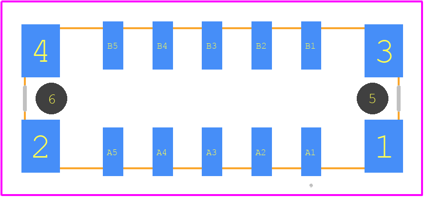 474007-E - TE Connectivity PCB footprint - Other - Other - 474007-E-1