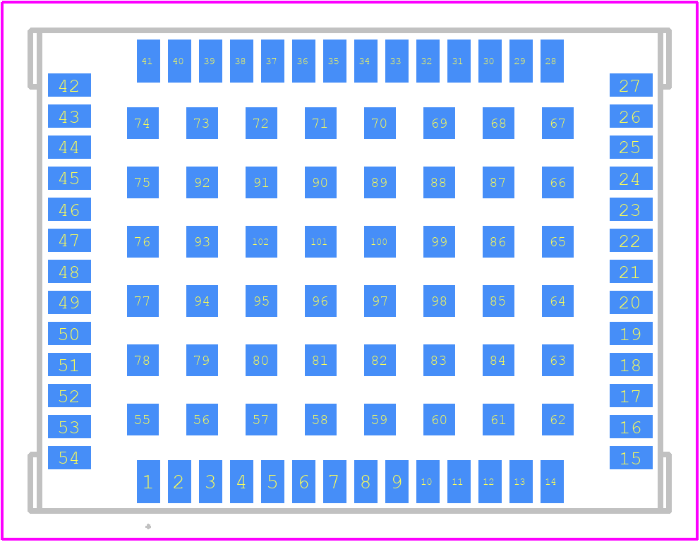 ZED-F9P-05B - u-blox PCB footprint - Other - Other - ZED-F9P-05B-4