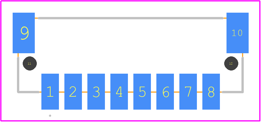 KM32-8P-2V(BL)(800) - Hirose PCB footprint - Other - Other - KM32-8P-2V(BL)(800)-2