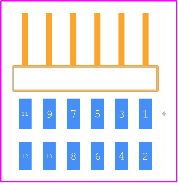 MMT-106-02-L-DH - SAMTEC PCB footprint - Other - Other - MMT-106-02-L-DH