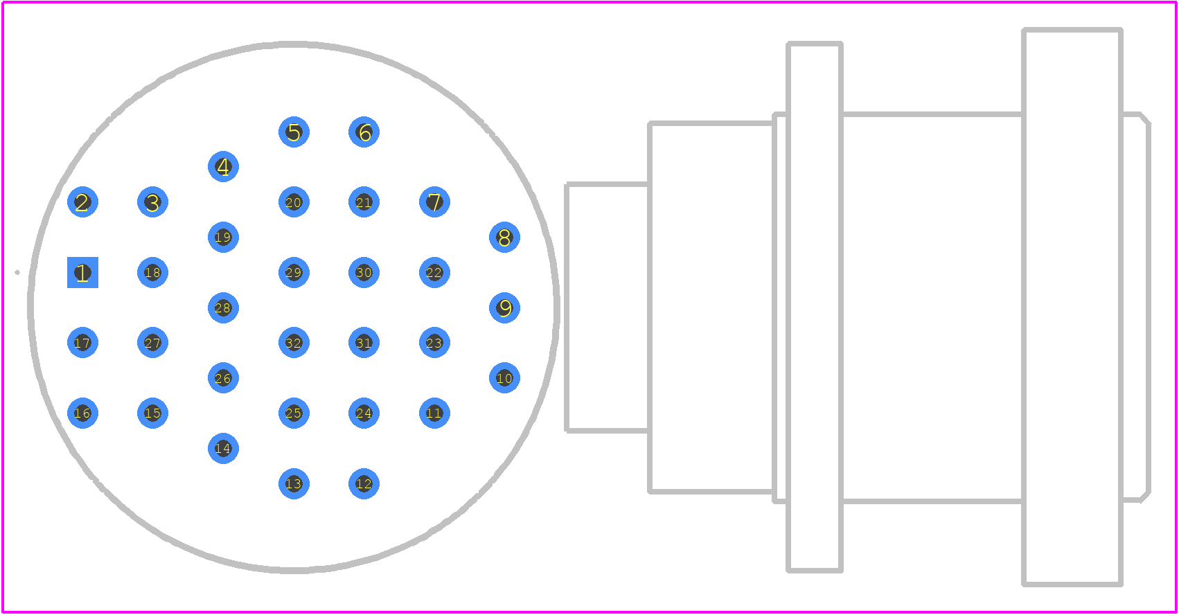 ECG.2B.332.CLV - LEMO PCB footprint - Other - Other - ECG.2B.332.CLV-2
