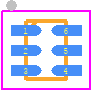 BHWL160 - BHW Tech PCB footprint - Small Outline No-lead - Small Outline No-lead - 6-DFN
