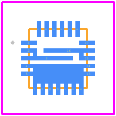 RT6338BGQUF - RICHTEK PCB footprint - Other - Other - RT6338BGQUFV/W/U/XQFN3x3-23(FC) 