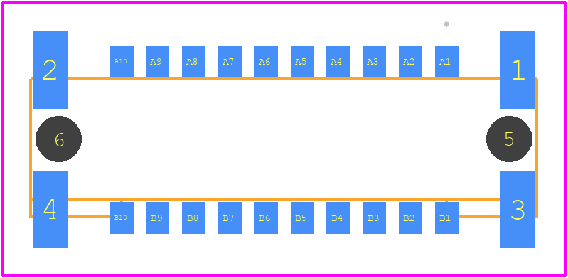354063-E - TE Connectivity PCB footprint - Other - Other - 354063-E-2