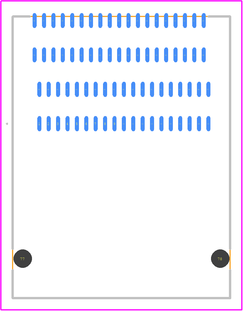 2474708-1 - TE Connectivity PCB footprint - Other - Other - 2474708-1-3