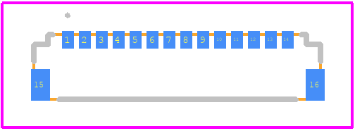 DF53-14S-0.6H - Hirose PCB footprint - Other - Other - DF53-14S-0.6H-1