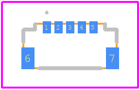DF53-5S-0.6H - Hirose PCB footprint - Other - Other - DF53-5S-0.6H-1