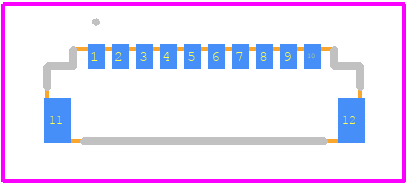DF53-10S-0.6H - Hirose PCB footprint - Other - Other - DF53-10S-0.6H-2