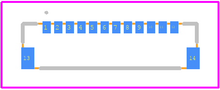 DF53-12S-0.6H - Hirose PCB footprint - Other - Other - DF53-12S-0.6H-2