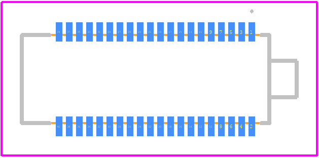SS5-20-3.50-L-D-K-FR - SAMTEC PCB footprint - Other - Other - SS5-20-3.50-L-D-K-FR-1