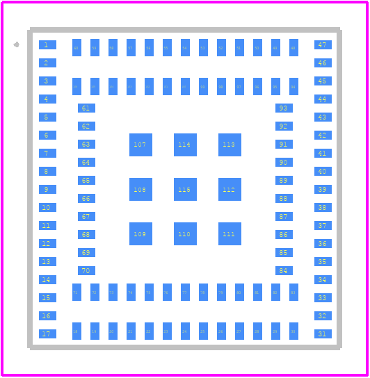 LBAD0XX1SC-005 - Murata Electronics PCB footprint - Other - Other - 11.10mm x 11.40mm x 1.50mm_2024