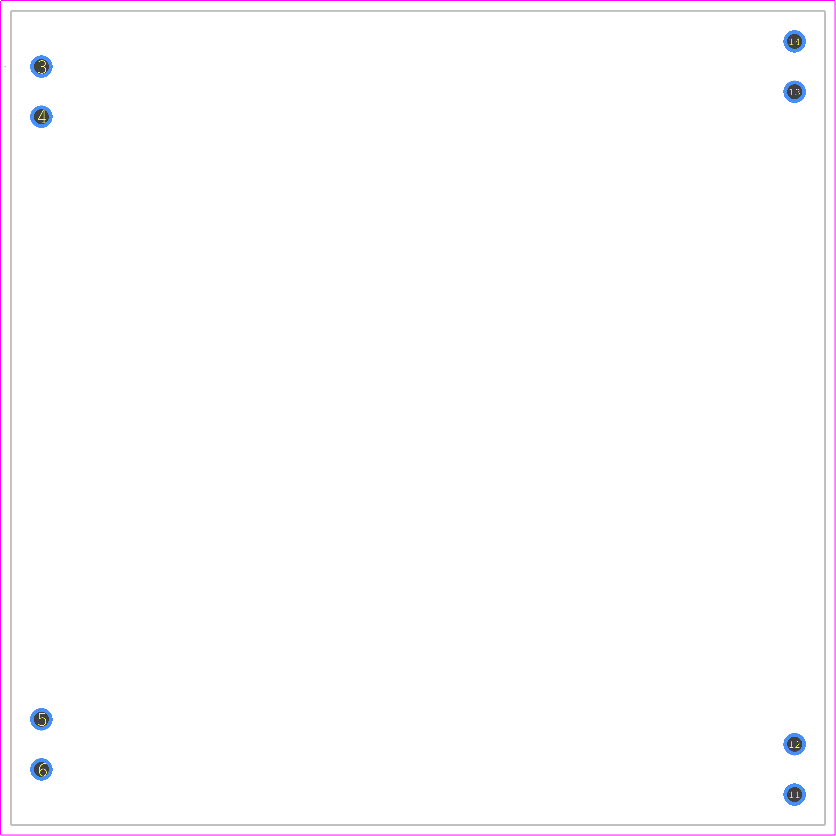 70080K - talema PCB footprint - Other - Other - 82.4mm x 82.4mm x 37.5mm