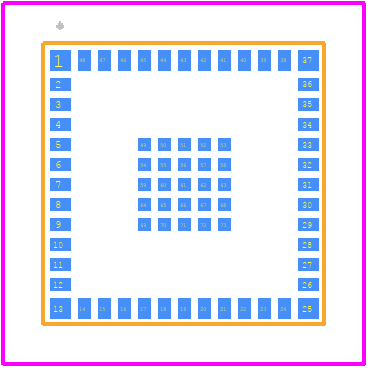 CC1312PSIPMOTR - Texas Instruments PCB footprint - Other - Other - MOT0048A_2025-1.1