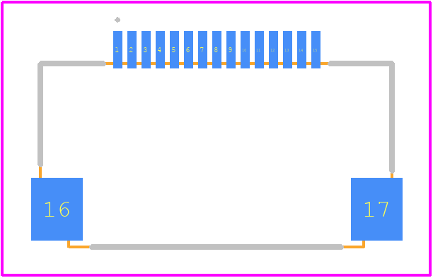 FH28K-15S-0.5SH - Hirose PCB footprint - Other - Other - FH28K-15S-0.5SH-2