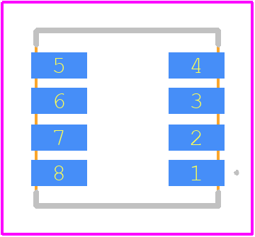PSD0603130 - PUI Audio PCB footprint - Other - Other - 8-BLGA