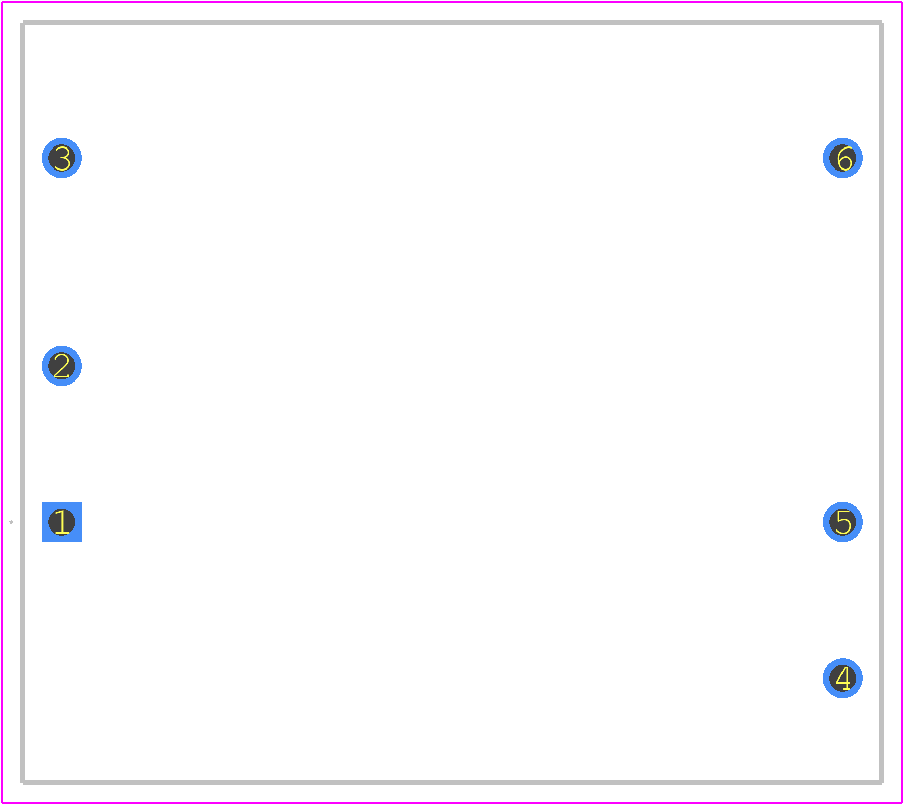 QPDS15-48S15 - Qualtek PCB footprint - Other - Other - 6-DIP