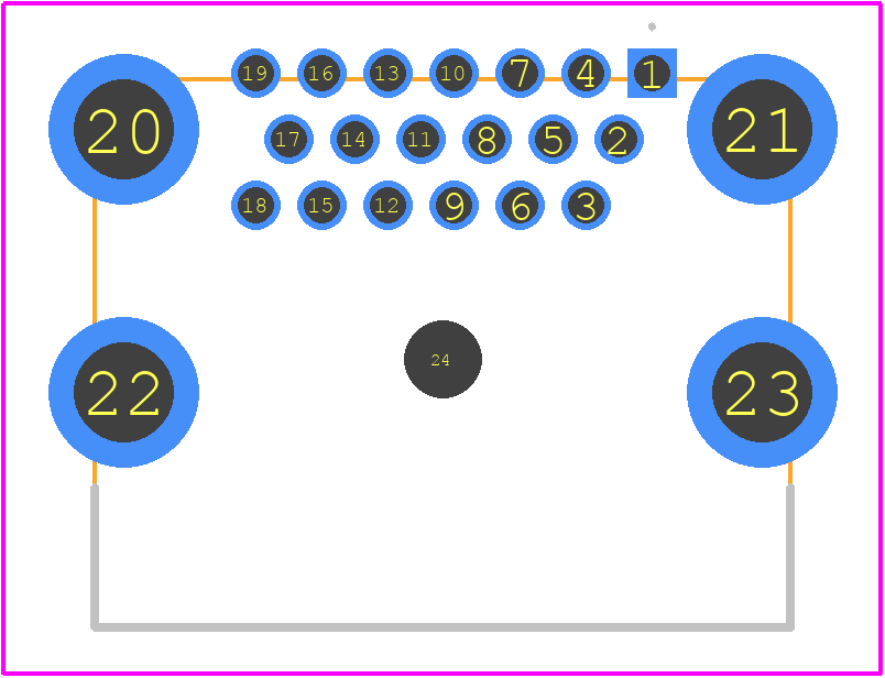 2485396-2 - TE Connectivity PCB footprint - Other - Other - 2485396-2-1