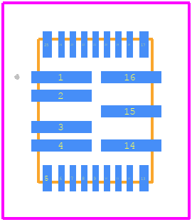 MP8796GVT - Monolithic Power Systems (MPS) PCB footprint - Other - Other - TQFN-25 (4mmx5mm