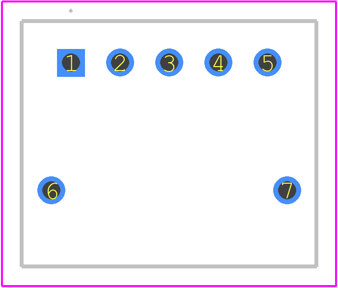 S5B-JL-R(LF)(SN) - JST (JAPAN SOLDERLESS TERMINALS) PCB footprint - Other - Other - S5B-JL-R(LF)(SN)-3