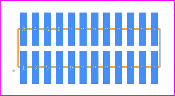 FTM-112-03-L-DV - SAMTEC PCB footprint - Other - Other - FTM-112-XX-Y-DV