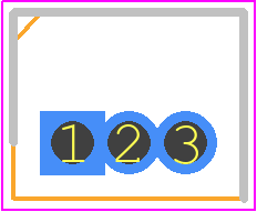 DS18B20 - Analog Devices PCB footprint - Transistor Outline, Vertical - Transistor Outline, Vertical - TO-92