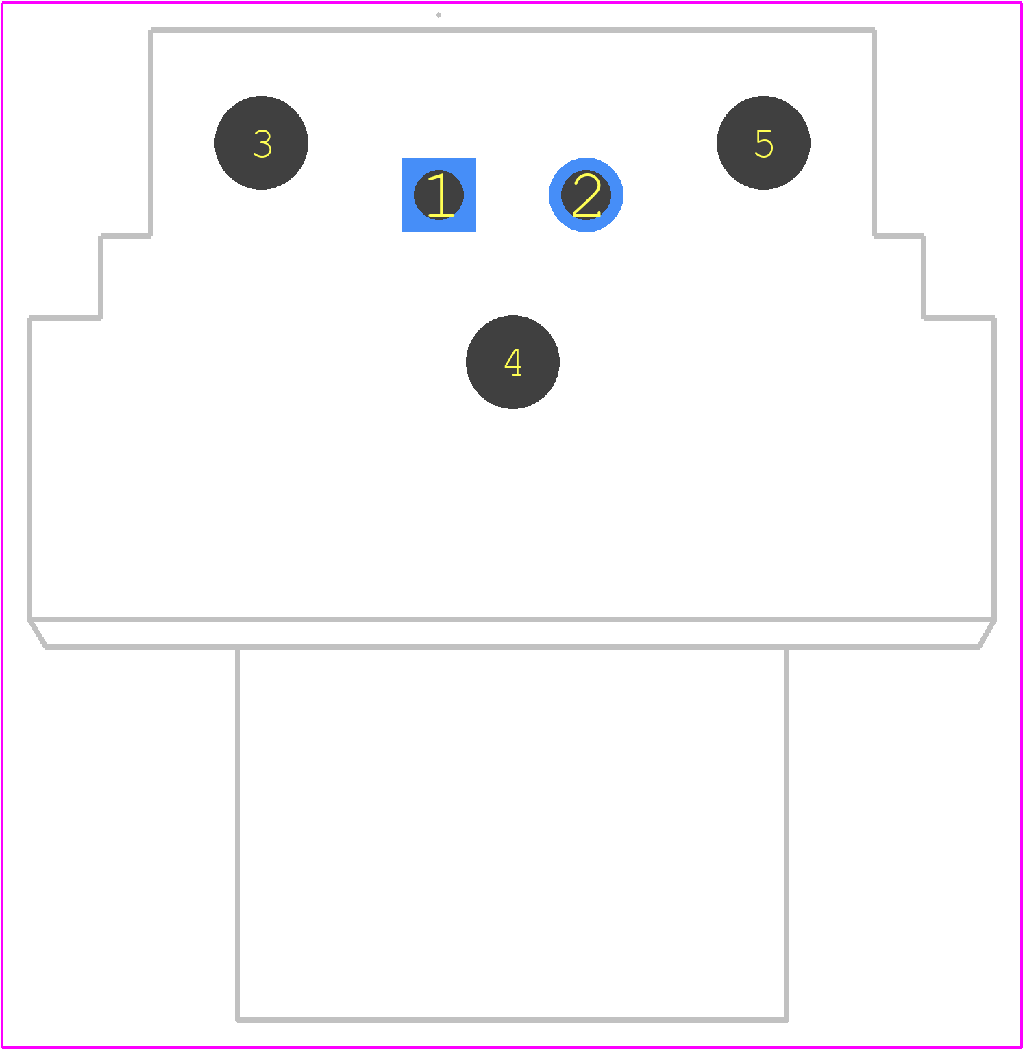 AT13-2P-BM03 - Amphenol PCB footprint - Other - Other - AT13-2P-BM03-3