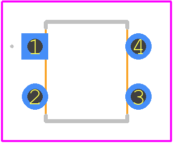 S4797-01 - Hamamatsu PCB footprint - Other - Other - DIP-4