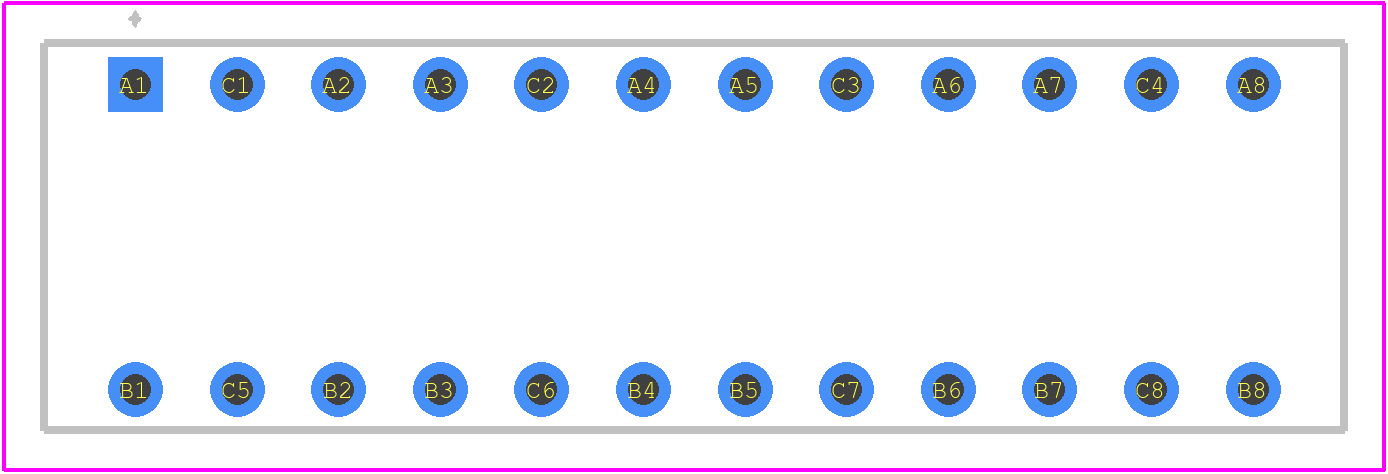 76RSC04T - Grayhill PCB footprint - Other - Other - 76RSC04T-4