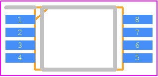 READ2606GSP#GC0 - Renesas Electronics PCB footprint - Small Outline Packages - Small Outline Packages - PTSP0008JD-A
