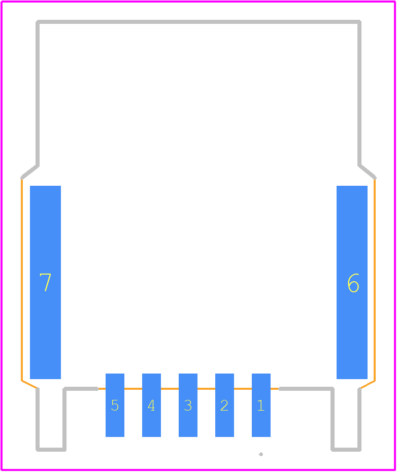 208033-3051 - Molex PCB footprint - Other - Other - 208033-3051-2