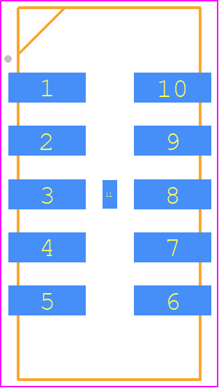 TFS120U - Microsemi Corporation PCB footprint - Small Outline No-lead - Small Outline No-lead - FIL_MICROCHIP_TFS120U