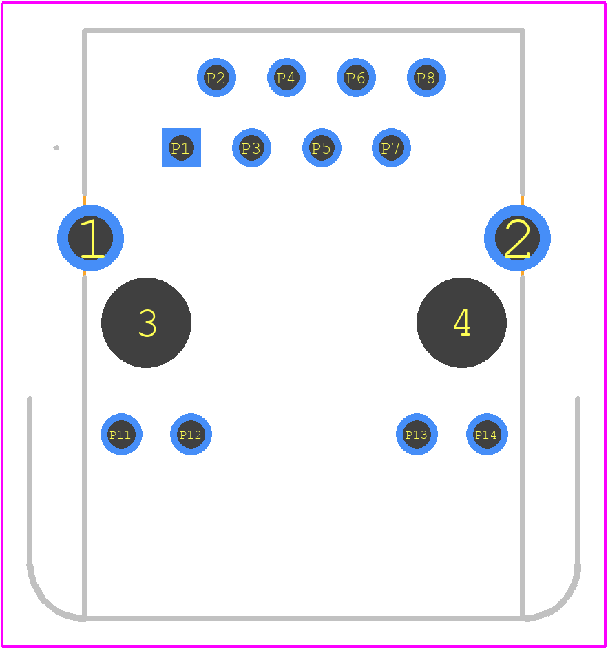 1664059 - Phoenix Contact PCB footprint - Other - Other - 1664059-3