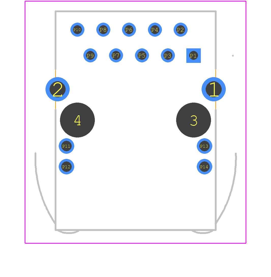 1663996 - Phoenix Contact PCB footprint - Other - Other - 1663996-1