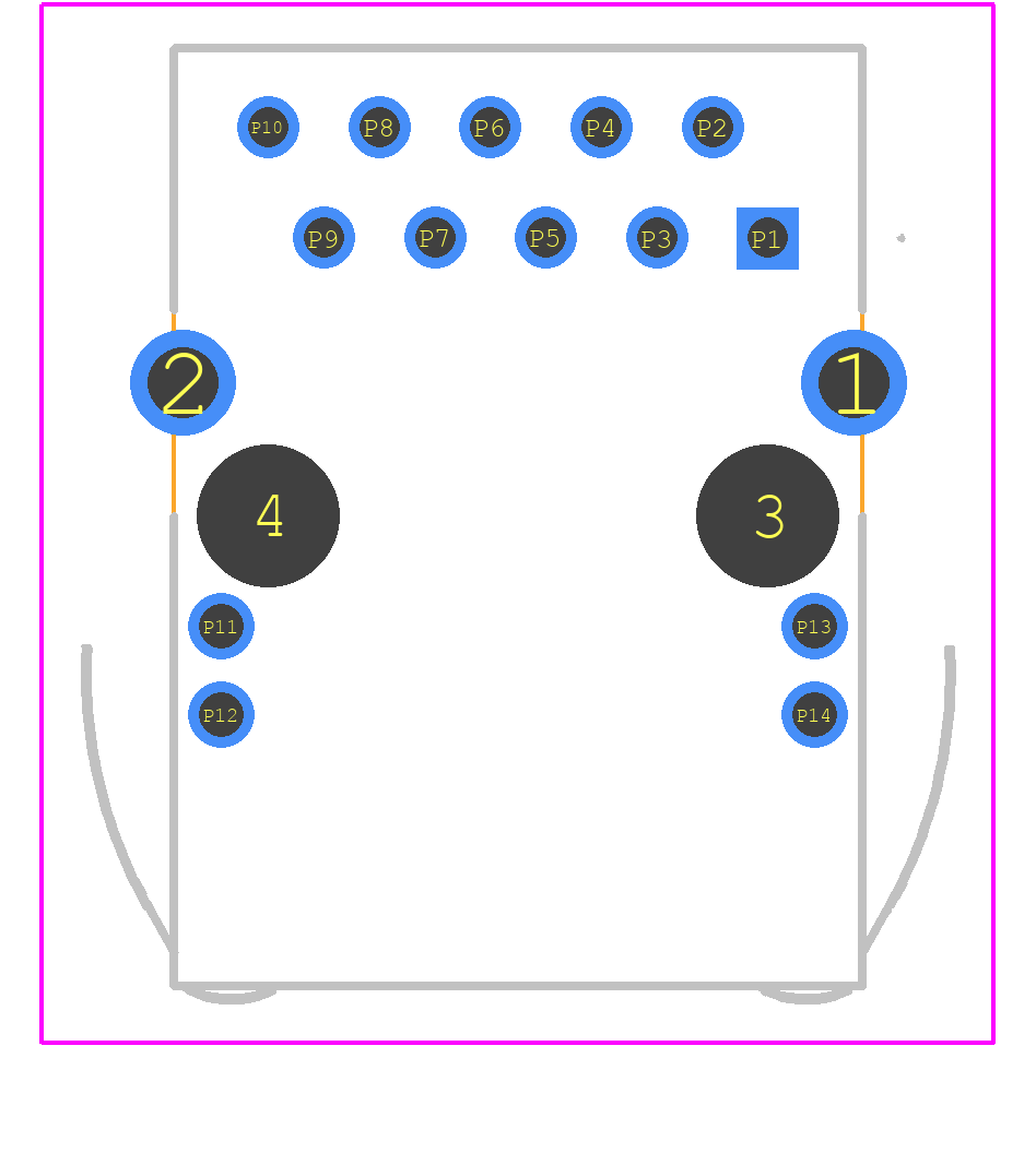 1664029 - Phoenix Contact PCB footprint - Other - Other - 1664029-2