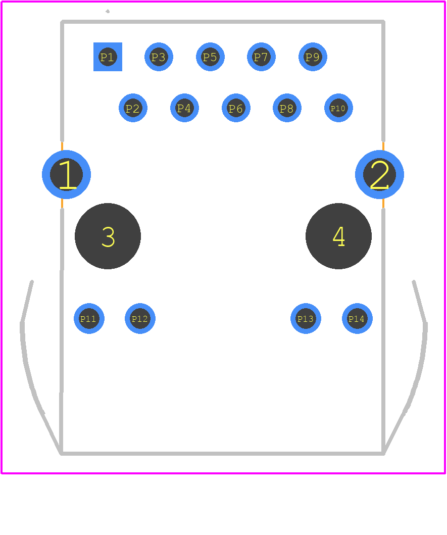 1664107 - Phoenix Contact PCB footprint - Other - Other - 1664107-2