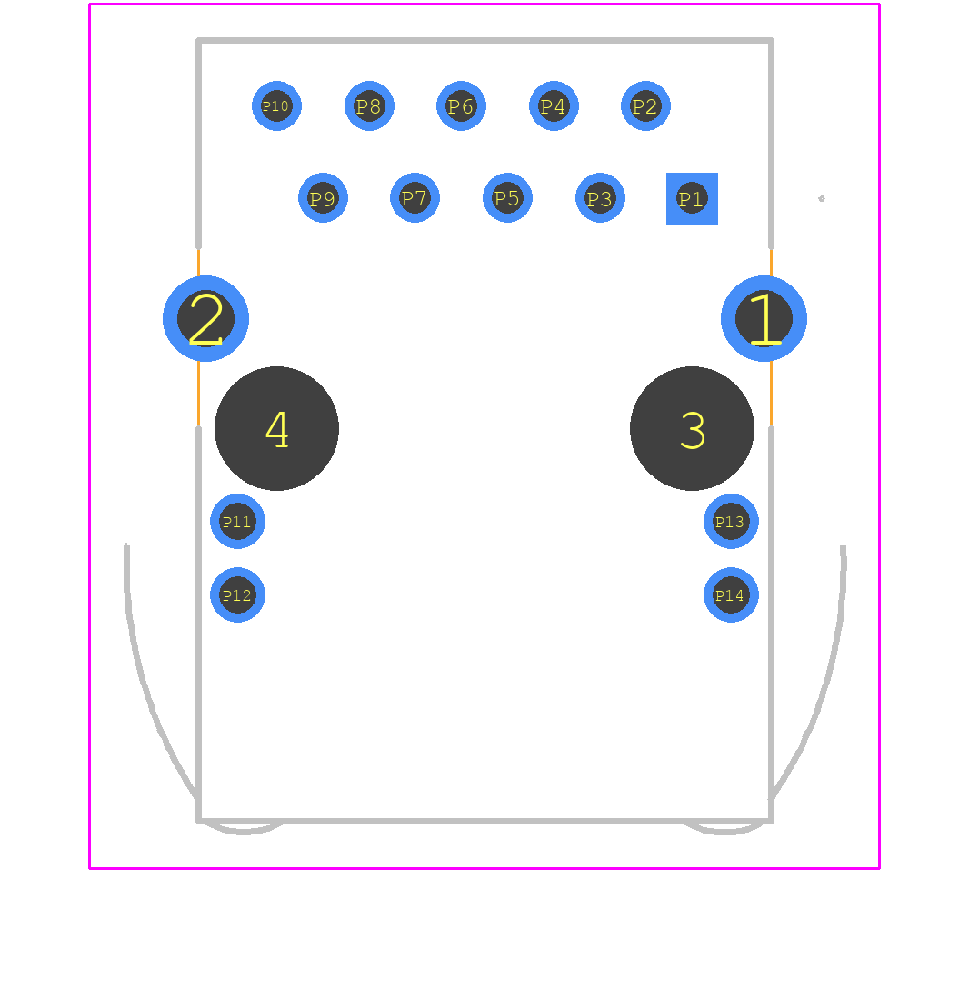 1663997 - Phoenix Contact PCB footprint - Other - Other - 1663997-2