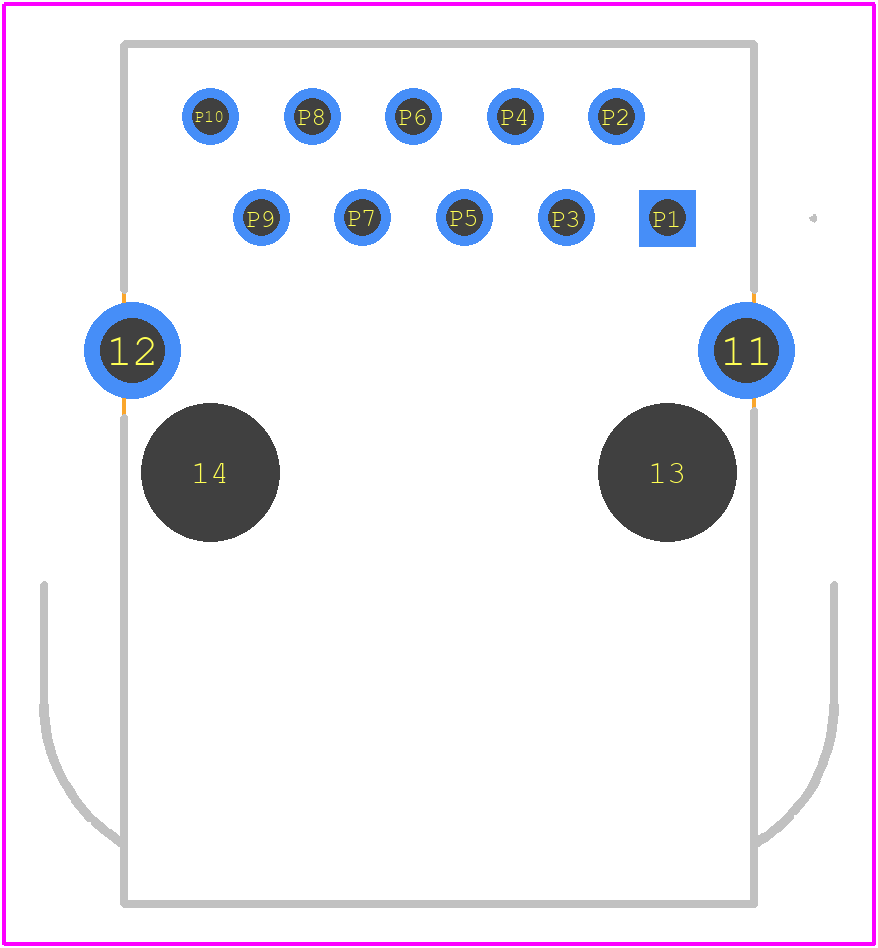 1664010 - Phoenix Contact PCB footprint - Other - Other - 1664010-2