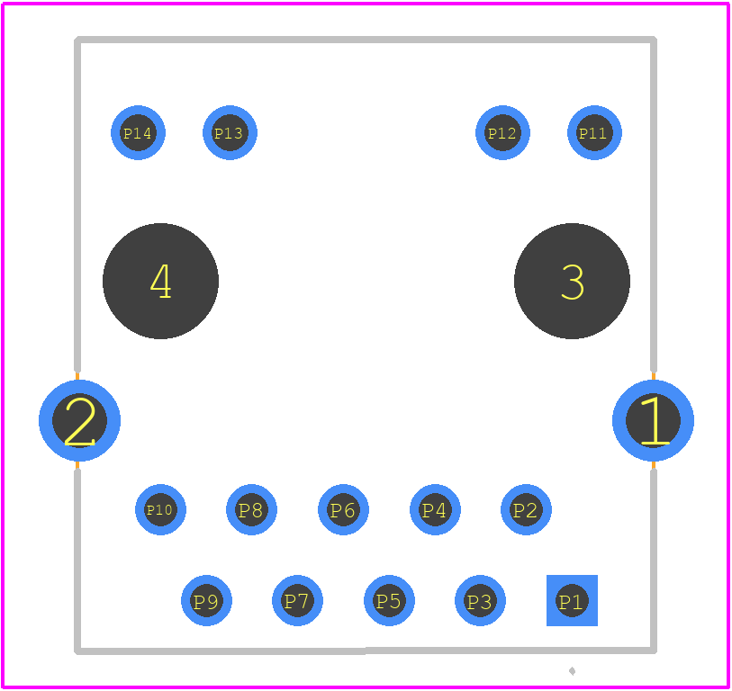 1664046 - Phoenix Contact PCB footprint - Other - Other - 1664046-2