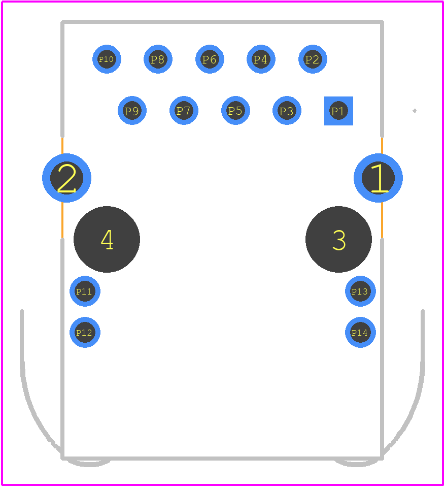 1664026 - Phoenix Contact PCB footprint - Other - Other - 1664026-1