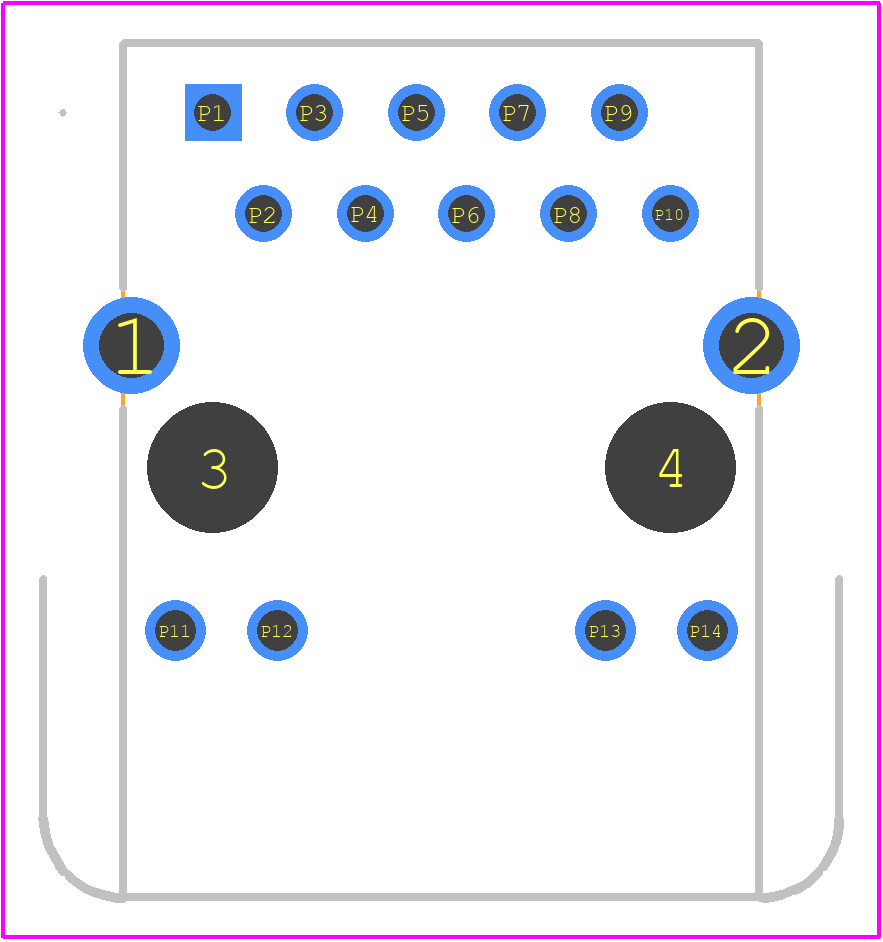 1664093 - Phoenix Contact PCB footprint - Other - Other - 1664093-2