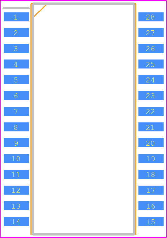 W2465S-70LL - Winbond PCB footprint - Small Outline Packages - Small Outline Packages - 28-pin SO_2024