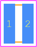 RNWA0612BTE100R - Stackpole Electronics, Inc. PCB footprint - Resistor Chip - Resistor Chip - RNWA0612BTE100R