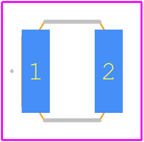 IFSC2020DZER150M01 - Vishay PCB footprint - Other - Other - 5.0mm x 5.0mm x 4.0mm 