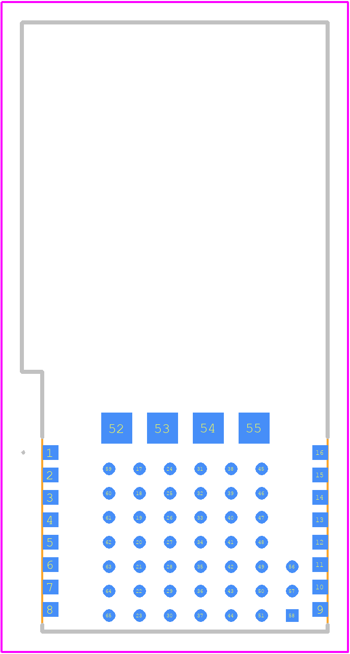 BT840NE - Fanstel PCB footprint - Other - Other - BT840NE-1