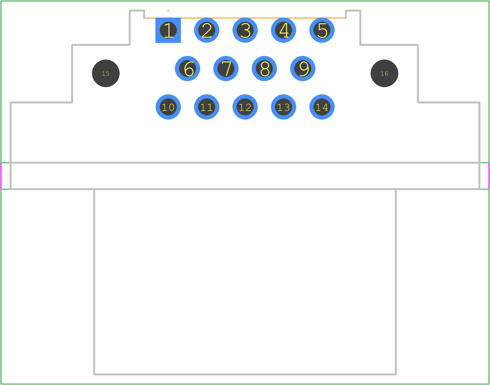 2437603-1 - TE Connectivity PCB footprint - Other - Other - 2437603-1-2
