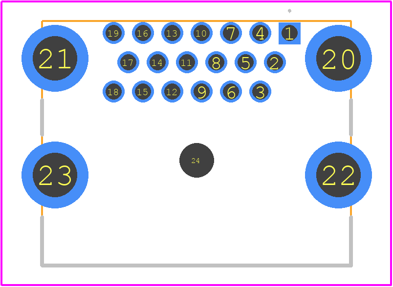 2485396-1 - TE Connectivity PCB footprint - Other - Other - 2485396-1-1